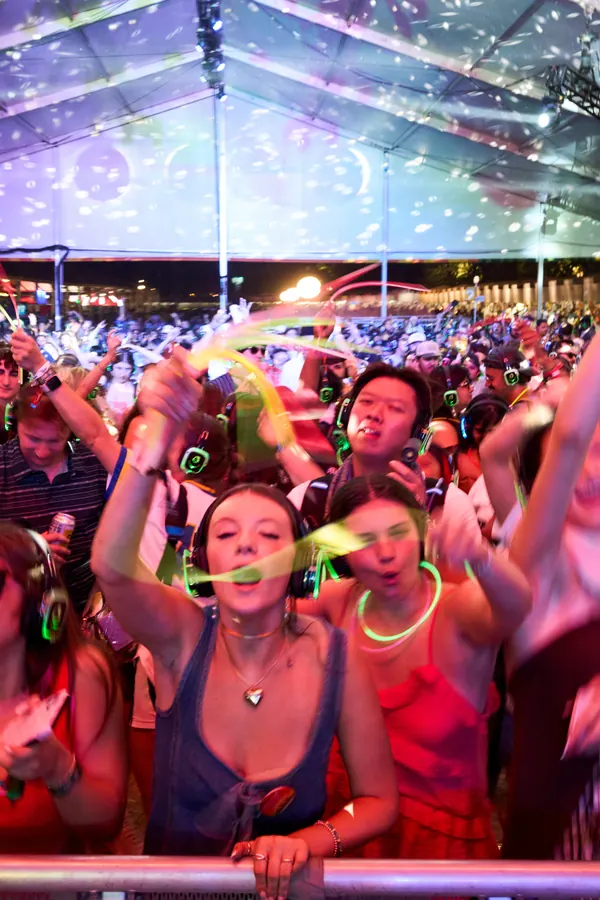 MIXMODE at the ACL 2026 Tito's stage silent disco, photo 21 of 60 by Joshua Cobos