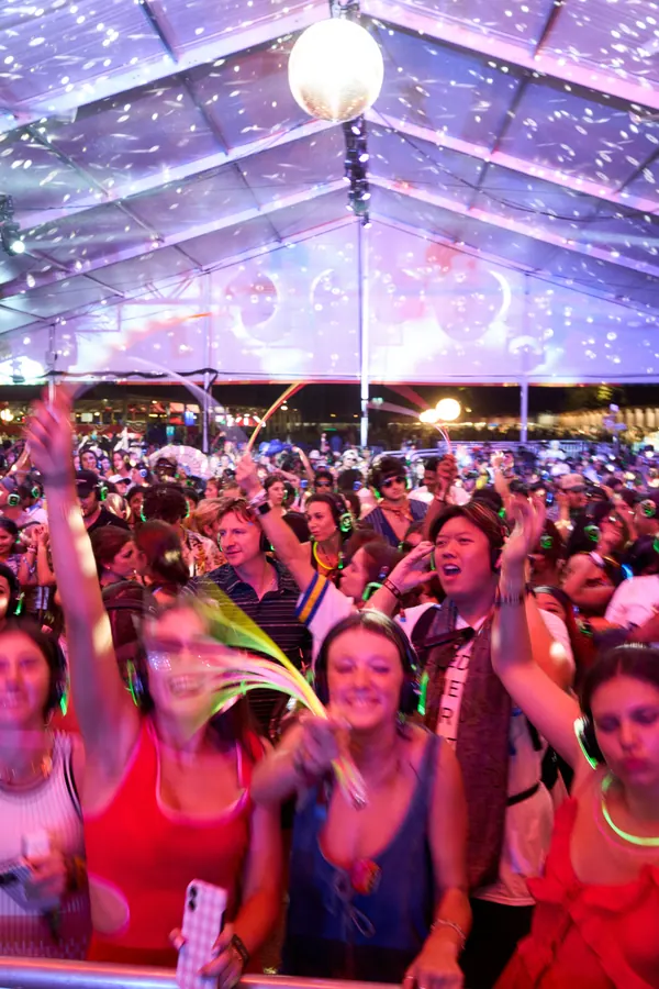 MIXMODE at the ACL 2026 Tito's stage silent disco, photo 59 of 60 by Joshua Cobos
