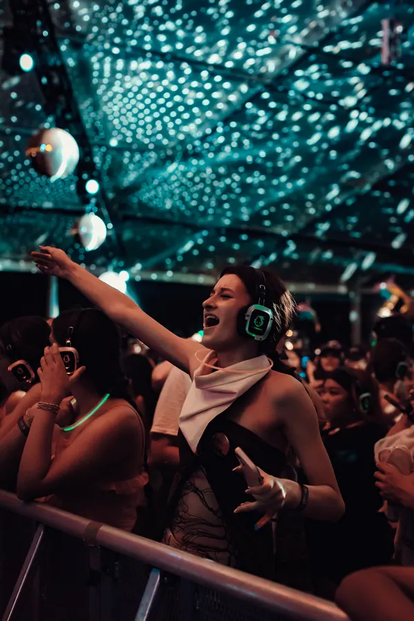 MIXMODE on the Tito's stage silent disco at ACL 2026, photo 12 of 24 by Sam Wilkinson