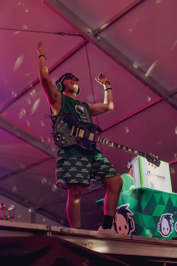 MIXMODE on the Tito's stage silent disco at ACL 2026, photo 13 of 24 by Sam Wilkinson
