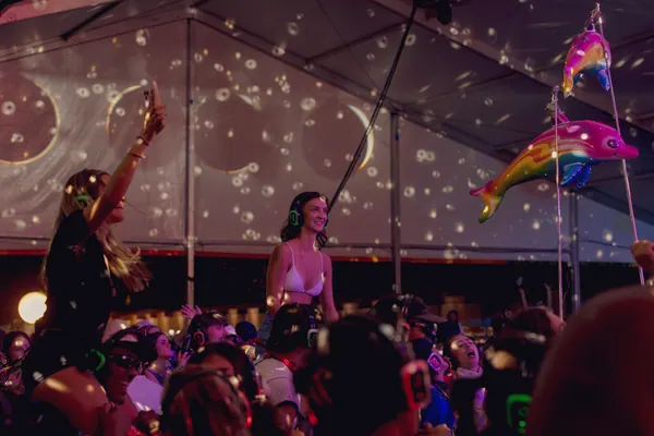 MIXMODE on the Tito's stage silent disco at ACL 2026, photo 21 of 24 by Sam Wilkinson