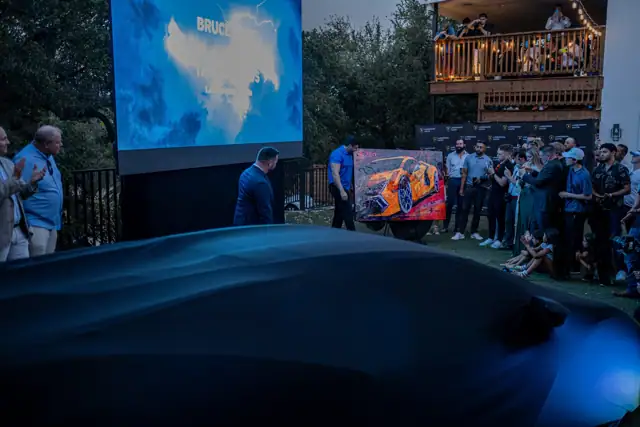 Lamborghini Revuelto launch party in Austin, 2023, with Jordan Miller DJing, photo 49