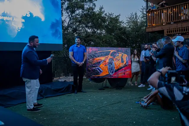Lamborghini Revuelto launch party in Austin, 2023, with Jordan Miller DJing, photo 51
