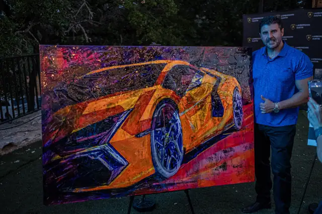 Lamborghini Revuelto launch party in Austin, 2023, with Jordan Miller DJing, photo 58