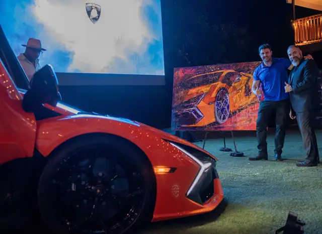 Lamborghini Revuelto launch party in Austin, 2023, with Jordan Miller DJing, photo 91