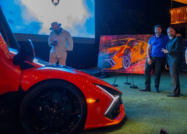 Lamborghini Revuelto launch party in Austin, 2023, with Jordan Miller DJing, photo 92