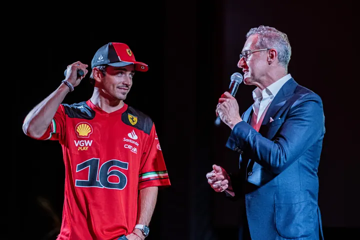 Jordan Miller DJing the Ferrari reveal party during Formula 1 weekend in Austin, 2023 (photo 6 of 99)
