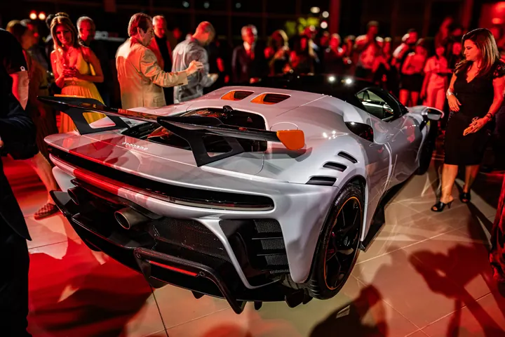Jordan Miller DJing the Ferrari reveal party during Formula 1 weekend in Austin, 2023 (photo 11 of 99)