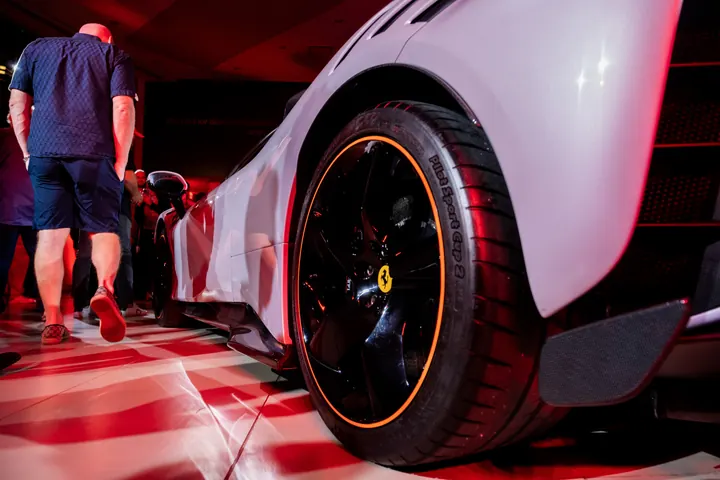 Jordan Miller DJing the Ferrari reveal party during Formula 1 weekend in Austin, 2023 (photo 23 of 99)