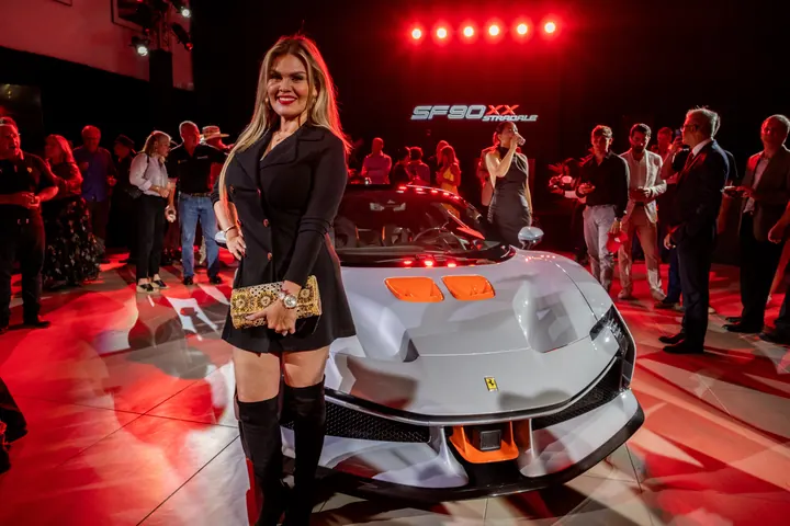 Jordan Miller DJing the Ferrari reveal party during Formula 1 weekend in Austin, 2023 (photo 27 of 99)