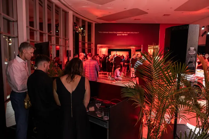 Jordan Miller DJing the Ferrari reveal party during Formula 1 weekend in Austin, 2023 (photo 41 of 99)