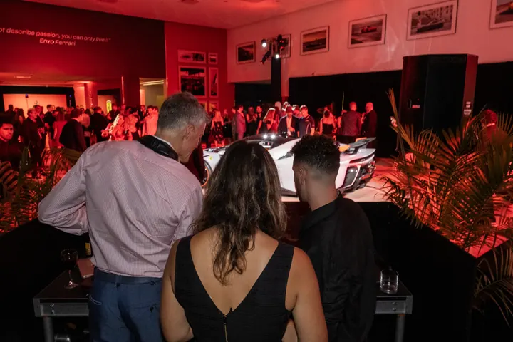 Jordan Miller DJing the Ferrari reveal party during Formula 1 weekend in Austin, 2023 (photo 53 of 99)
