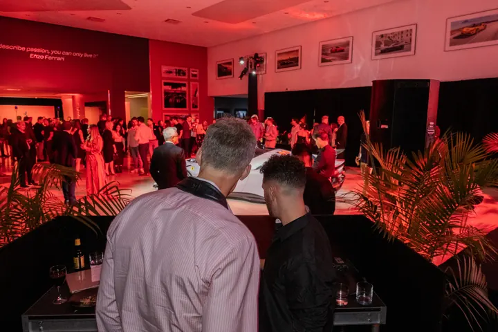Jordan Miller DJing the Ferrari reveal party during Formula 1 weekend in Austin, 2023 (photo 56 of 99)