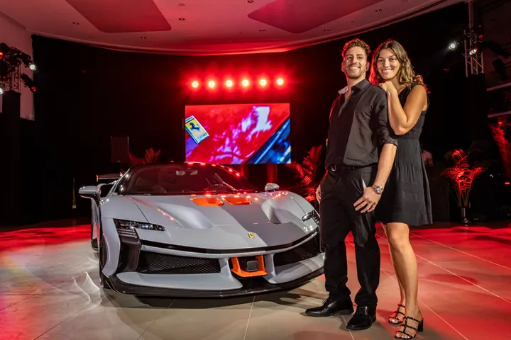 Jordan Miller DJing the Ferrari reveal party during Formula 1 weekend in Austin, 2023 (photo 64 of 99)