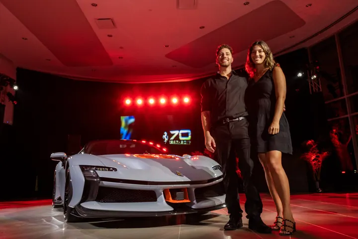 Jordan Miller DJing the Ferrari reveal party during Formula 1 weekend in Austin, 2023 (photo 65 of 99)