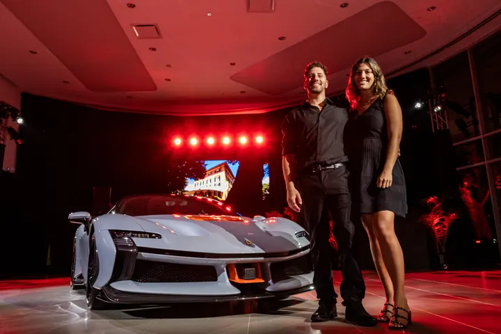 Jordan Miller DJing the Ferrari reveal party during Formula 1 weekend in Austin, 2023 (photo 66 of 99)