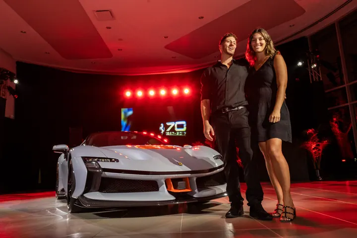 Jordan Miller DJing the Ferrari reveal party during Formula 1 weekend in Austin, 2023 (photo 67 of 99)