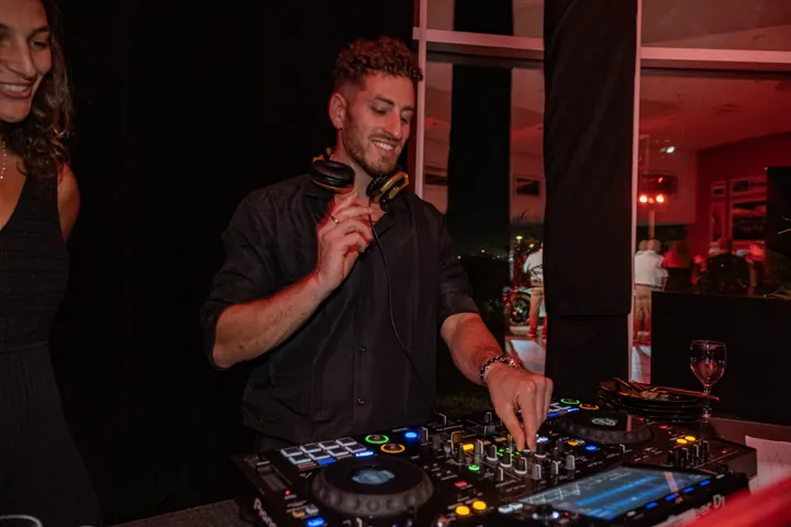 Jordan Miller DJing the Ferrari reveal party during Formula 1 weekend in Austin, 2023 (photo 88 of 99)