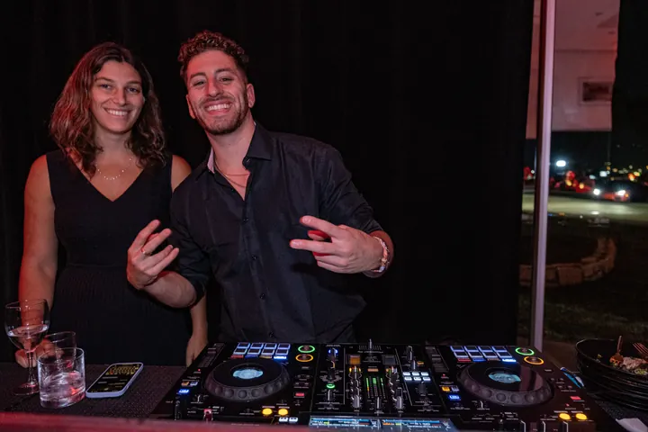 Jordan Miller DJing the Ferrari reveal party during Formula 1 weekend in Austin, 2023 (photo 91 of 99)