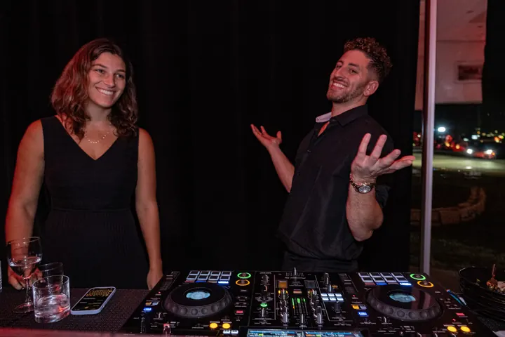 Jordan Miller DJing the Ferrari reveal party during Formula 1 weekend in Austin, 2023 (photo 92 of 99)