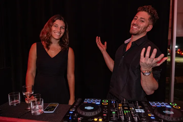 Jordan Miller DJing the Ferrari reveal party during Formula 1 weekend in Austin, 2023 (photo 93 of 99)