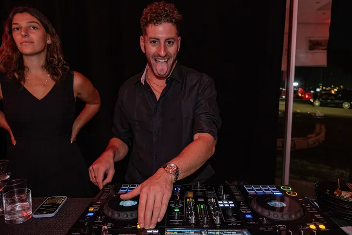 Jordan Miller DJing the Ferrari reveal party during Formula 1 weekend in Austin, 2023 (photo 95 of 99)