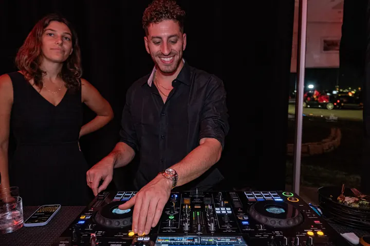 Jordan Miller DJing the Ferrari reveal party during Formula 1 weekend in Austin, 2023 (photo 98 of 99)