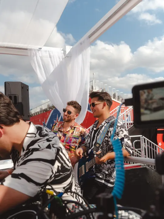 Jordan Miller performing at Club Si during the US Grand Prix at COTA, 2024 (photo 2 of 28)