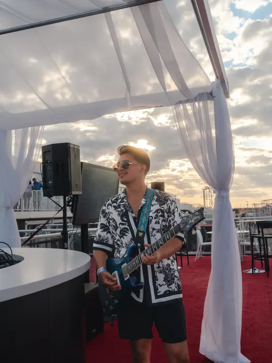 Jordan Miller performing at Club Si during the US Grand Prix at COTA, 2024 (photo 16 of 28)