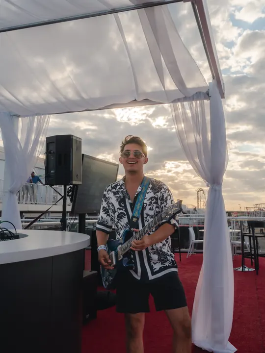 Jordan Miller performing at Club Si during the US Grand Prix at COTA, 2024 (photo 17 of 28)